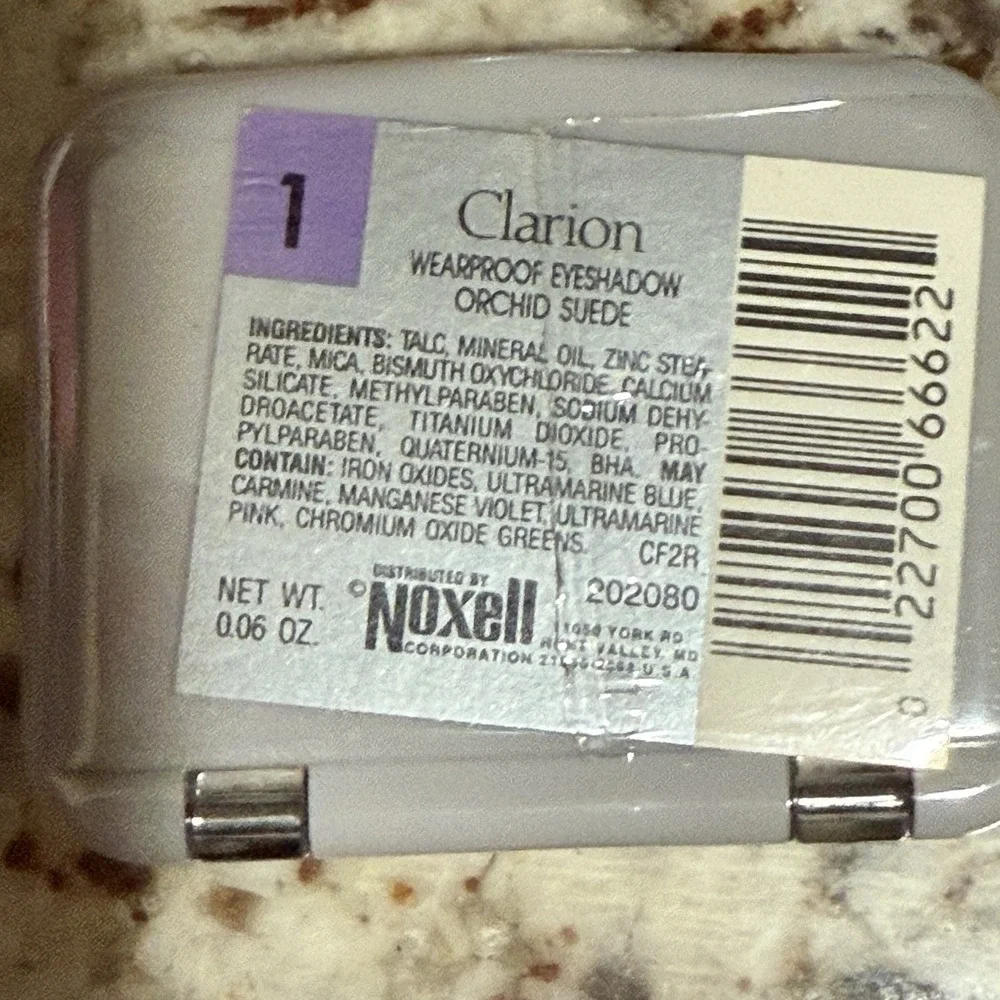 Clarion VTG Eyeshadow Silk Palette Eyeshadows Orchid Suede Waterproof NOS NEW